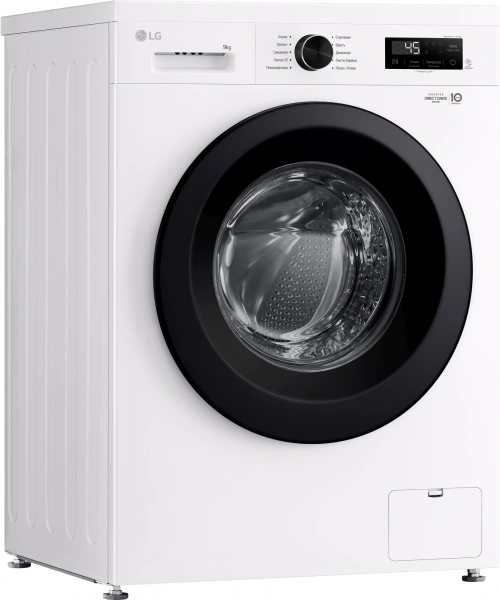 Стиральная машина LG F2Y1VS6W класс: A загр.фронтальная макс.:9кг белый инвертер