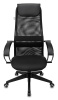Кресло руководителя Бюрократ CH-607 черный TW-01 сетка/ткань с подголов. крестов. пластик