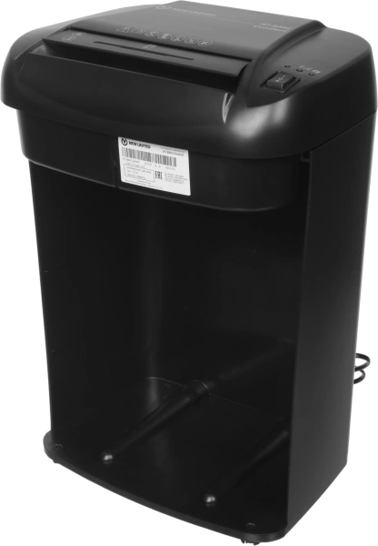 Шредер New United AT-8Md (секр.P-5) фрагменты 7лист. 28лтр. скрепки скобы пл.карты