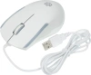 Мышь Оклик 245M белый оптическая (1000dpi) USB (3but)