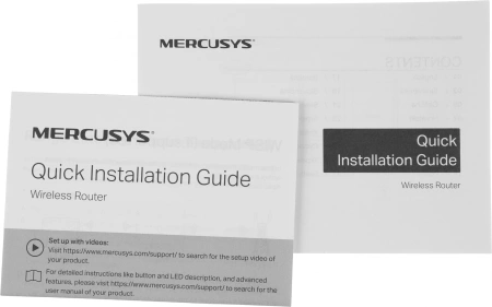 Роутер беспроводной Mercusys MR70X AX1800 10/100/1000BASE-TX черный