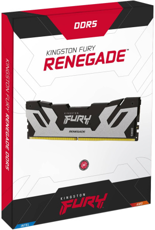 Память DDR5 32GB 6000MHz Kingston KF560C32RS-48 Fury Renegade Silver XMP RTL Gaming PC5-48000 CL32 D