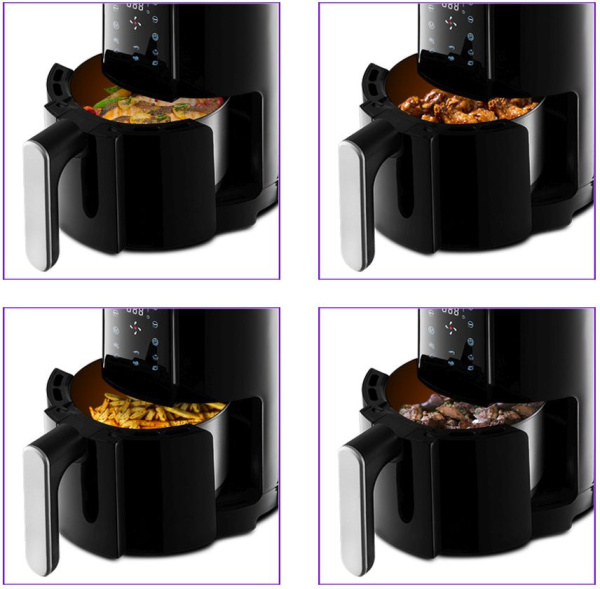 Аэрогриль Kitfort КТ-2225 1000Вт черный