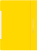 Папка-скоросшиватель Бюрократ -PS-K20YEL A4 прозрач.верх.лист карм.на лиц.стор. пластик желтый 0.12/0.16