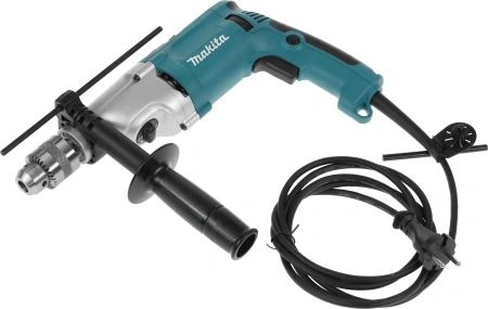 Дрель ударная Makita HP2070 1010Вт патрон:кулачковый реверс (кейс в комплекте)