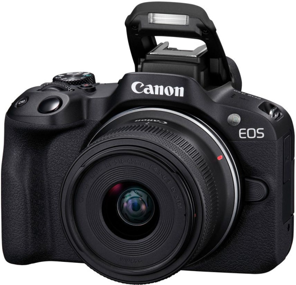Фотоаппарат Canon EOS R50 черный 24.2Mpix 2.95" 4K WiFi RF-S 18-45mm IS STM LP-E6NH