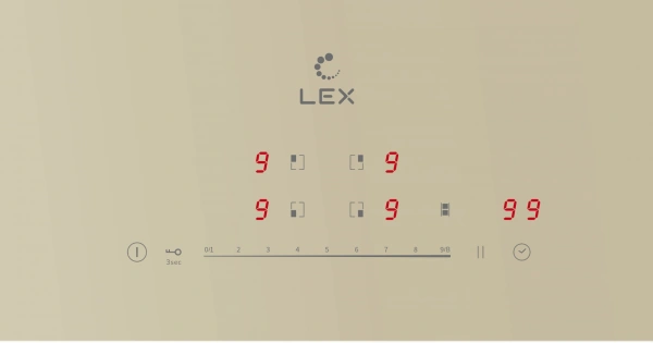 Индукционная варочная поверхность Lex EVI 641A IV слоновая кость