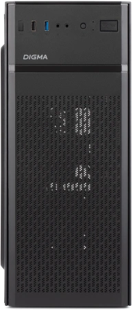 Корпус Digma DCC-MD301 черный без БП ATX 2xUSB2.0 audio