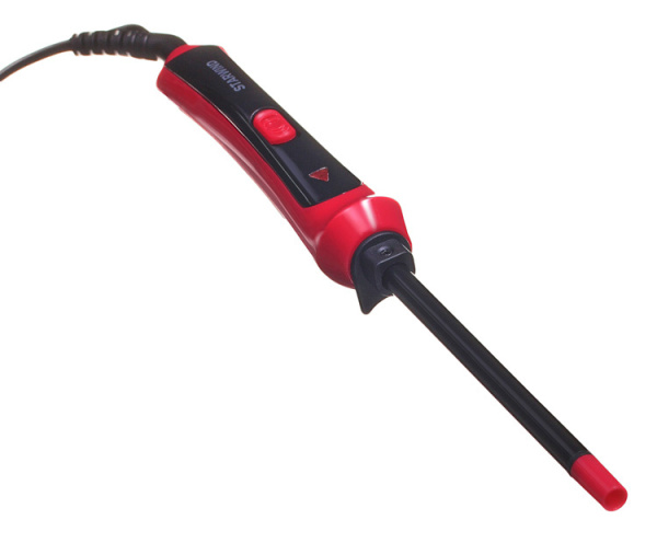 Щипцы Starwind SHE6610 30Вт макс.темп.:180С покрытие:керамическое розовый/черный