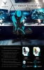 Кресло игровое Knight Thunder 5X черный/желтый эко.кожа крестов. металл