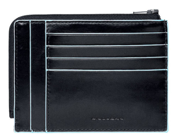 Чехол для кредитных карт Piquadro Blue Square PU1243B2R/N черный натур.кожа