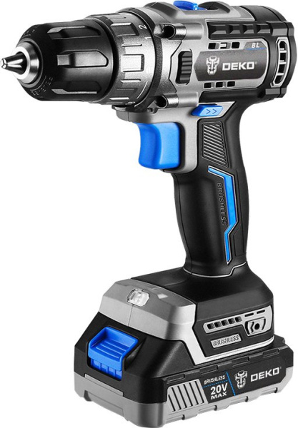 Дрель-шуруповерт Deko Sharker 20V аккум. патрон:быстрозажимной (063-4037)