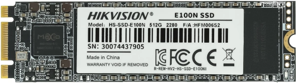 Накопитель SSD Hikvision SATA III 512Gb HS-SSD-E100N/512G HS-SSD-E100N/512G Hiksemi M.2 2280