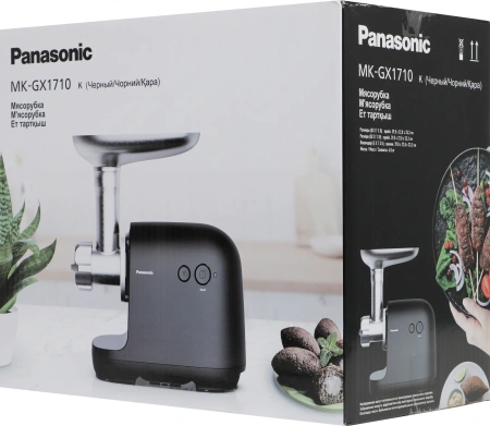 Мясорубка Panasonic MK-GX1710KTQ 1700Вт черный
