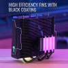 Устройство охлаждения(кулер) Aerocool Cylon 3H Soc-AM5/AM4/1151/1200/1700 4-pin 13-24dB Al+Cu 125W 480gr LED Ret