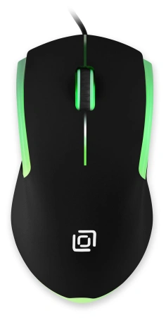 Мышь Оклик 245M черный оптическая (1000dpi) USB (3but)