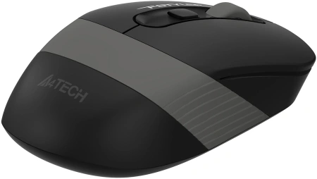 Мышь A4Tech Fstyler FG10S черный/серый оптическая (2000dpi) silent беспроводная USB для ноутбука (4but)