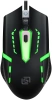 Мышь Оклик 398G черный оптическая (1000dpi) USB (3but)