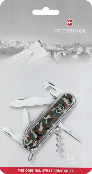 Нож перочинный Victorinox Spartan (1.3603.94B1) 91мм 12функц. камуфляж блистер