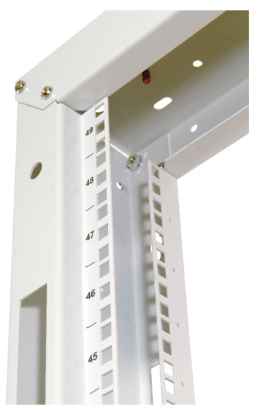 Стойка однорамная ЦМО СТК-33 33U 600ммX600мм направл.под закл.гайки 180кг серый