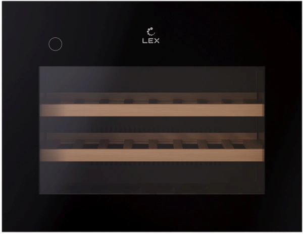 Винный шкаф Lex LWD6028BL PP 1-нокамерн. черный стекло (CHAT500005)