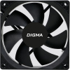 Вентилятор для корпуса Digma DFAN-90 90х90x25 черный 3-pin 4-pin (Molex) 23дБ Ret