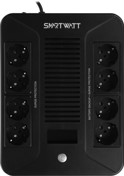Источник бесперебойного питания Smartwatt SAFE PRO LCD 800 480Вт 480ВА черный
