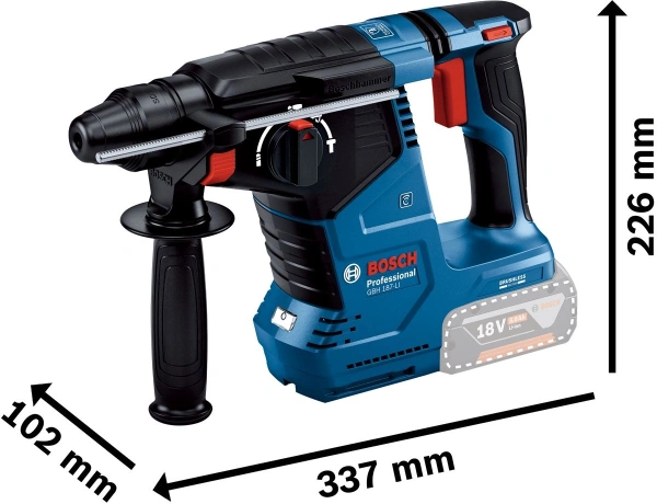 Перфоратор Bosch GBH 187-LI патрон:SDS-plus уд.:2.4Дж аккум.