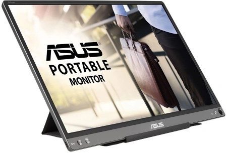 Монитор Asus 15.6" Portable MB16ACE темно-серый IPS LED 16:9 матовая 220cd 178гр/178гр 1920x1080 60Hz FHD USB 0.8кг