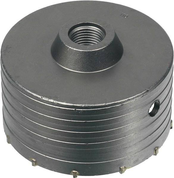 Коронка Вихрь М22 х 110 (73/10/9/2) по бетону (1пред.) для шуруповертов/дрелей