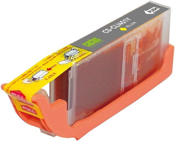 Картридж струйный Cactus CS-CLI451Y желтый (10.2мл) для Canon MG6340/5440/IP7240