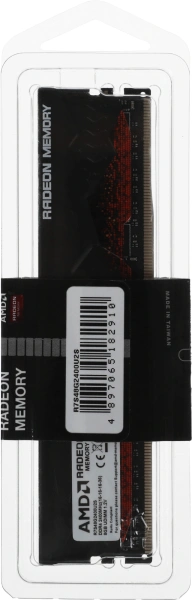 Память DDR4 8Gb 2400MHz AMD R7S48G2400U2S Radeon R7 Performance Series RTL PC4-19200 CL16 DIMM 288-pin 1.2В с радиатором Ret