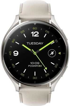 Смарт-часы Xiaomi Watch 2 1.43" AMOLED корп.серый рем.белый разм.брасл.:140-210мм (BHR9306G)