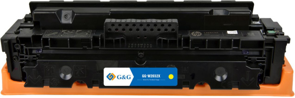Картридж лазерный G&G GG-W2032X 415X (есть ограничения по прошивке) желтый (6000стр.) для HP LJ M454/MFP M479
