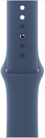 Смарт-часы Apple Watch Series 10 A2997 42мм OLED корп.серебристый Sport Band рем.синий разм.брасл.:130-180мм (MWWA3LW/A)