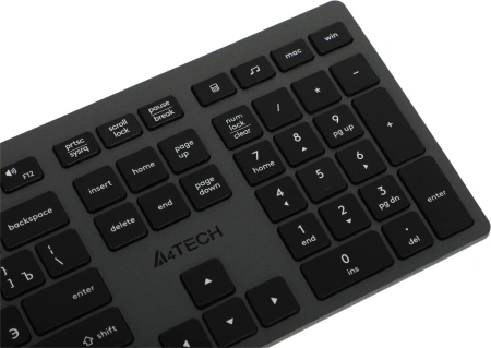 Клавиатура A4Tech Fstyler FX50 серый USB slim Multimedia (FX50 GREY)