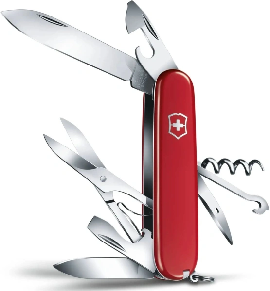 Нож перочинный Victorinox Climber (1.3703) 91мм 14функц. красный карт.коробка