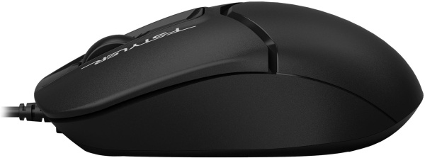 Мышь A4Tech Fstyler FM12ST черный оптическая 1200dpi silent USB для ноутбука 2but (FM12ST BLACK)