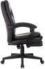 Кресло руководителя Бюрократ CH-868N-BF черный эко.кожа крестов. пластик подст.для ног