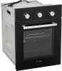 Духовой шкаф Электрический Lex EDM 4570 BL стекло черное