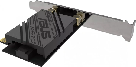 Сетевой адаптер Wi-Fi + Bluetooth Asus PCE-BE92BT BE9400 PCI Express 2ант.