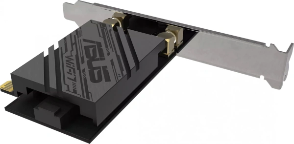 Сетевой адаптер Wi-Fi + Bluetooth Asus PCE-BE92BT BE9400 PCI Express 2ант.