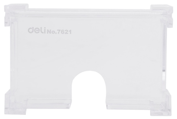 Подставка Deli E7621 для визиток 103х68х34мм прозрачный