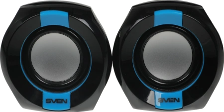 Колонки Sven 150 2.0 черный/синий 5Вт