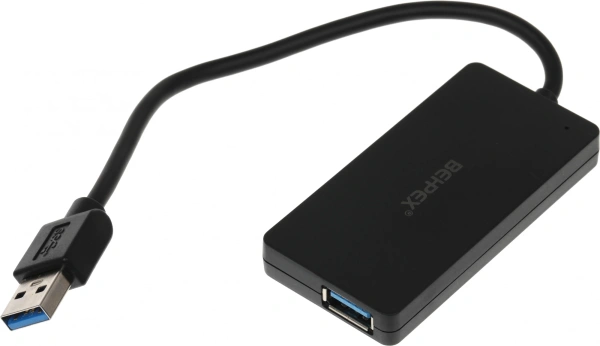 Разветвитель USB 3.0 BPH-3013 4порт. черный