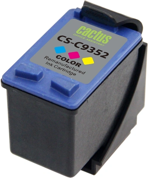 Картридж струйный Cactus CS-C9352 №22 многоцветный (11.4мл) для HP DJ 3920/3940/D1360/D1460/D1470/D1560/D2330/D2360/D2430/D2460/F370/F375/F380/F2180/F2187/F2224/F2280/F2290/F4140/F4172/F4180/F4190