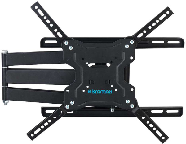 Кронштейн для телевизора Kromax DIX-19 черный 22"-65" макс.45кг настенный поворотно-выдвижной и наклонный