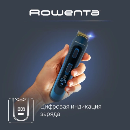 Триммер Rowenta Selectium TN9460F4 синий (насадок в компл:13шт)