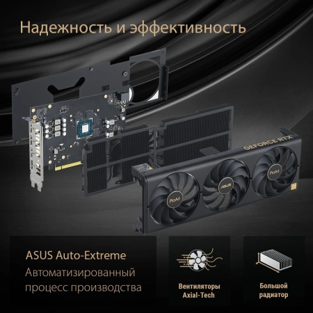 Видеокарта Asus PCI-E 4.0 PROART-RTX4060-O8G NV RTX4060 8Gb 128bit GDDR6 2550/17000/HDMIx1/DPx3/HDCP