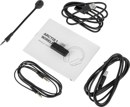 Наушники с микрофоном Steelseries Arctis 1 черный мониторные Radio оголовье (61512)